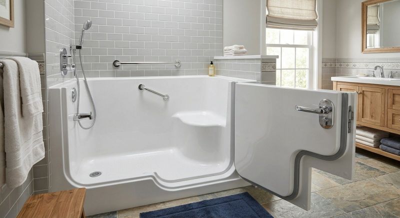 Elderly Bathtub Installation in Howard County, MD